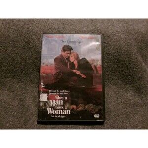 When a Man Loves a Woman DVD Andy Garcia Meg Ryan Drama Damaged Case R Rated